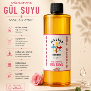 Yağı Alınmamış Gül Suyu 400 ml