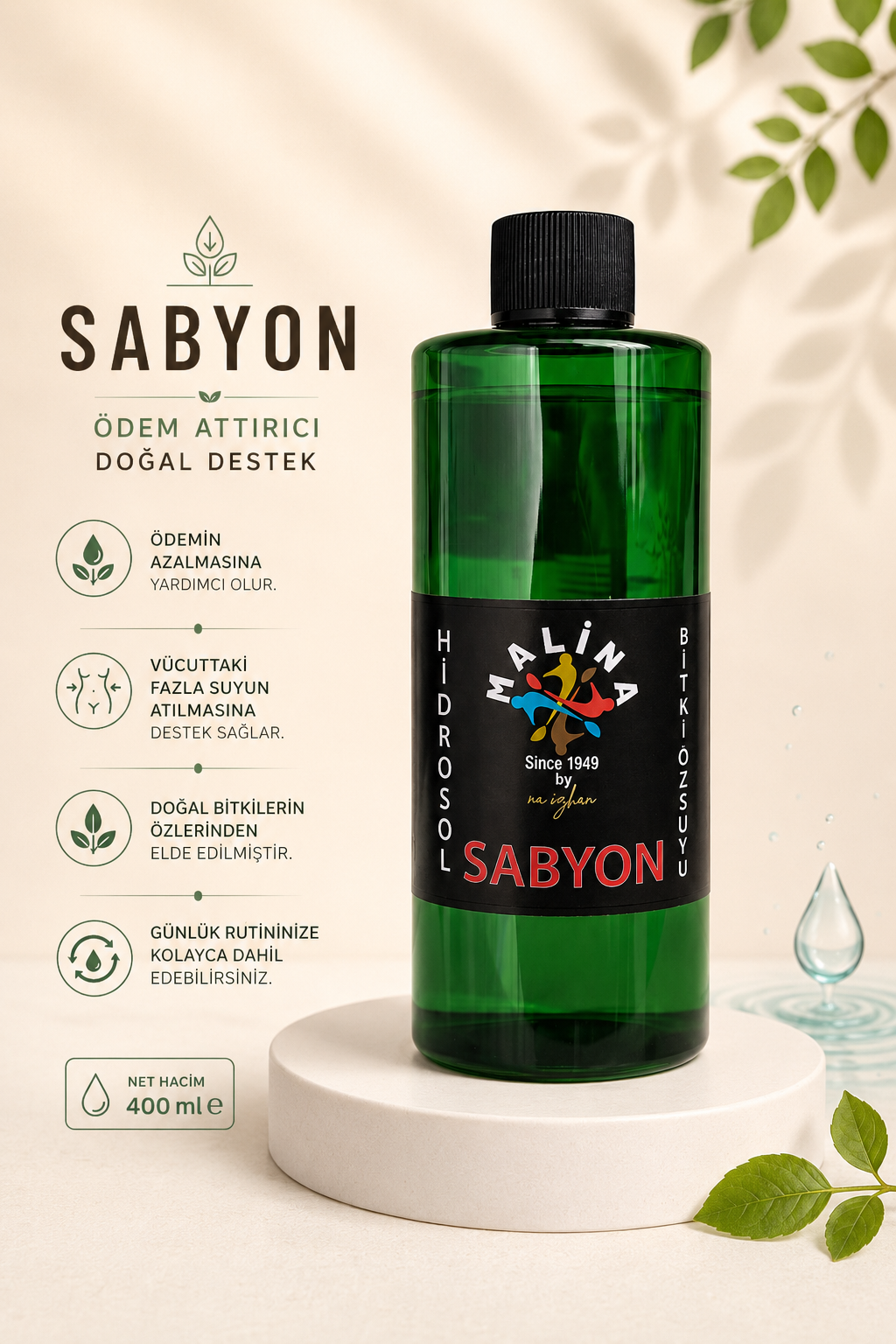 SABYON Hidrosol 400 ml
